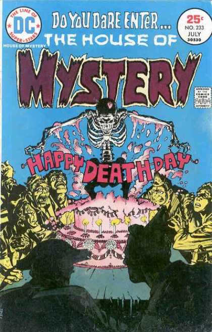 House of Mystery 233 - The House Of Mystery - Dc Super-stars - Happy Death Day - Birthday Cake - Mystery - Michael Kaluta