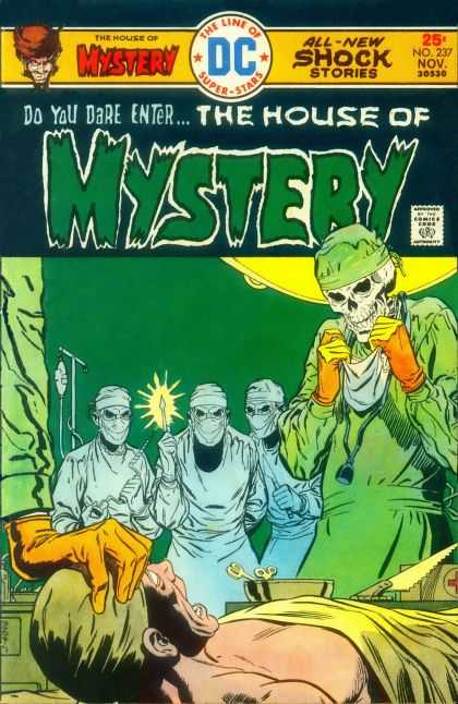House of Mystery 237 - Do You Dare Enter - All-new Shock Stories - Sceleton - Comics Code - Doctors