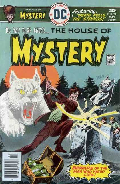 House of Mystery 241 - Do You Dare Enter - The House Of Myster - Death Pulls The Strings - Beware Of The Man Who Hated Cats - Harvest Moon
