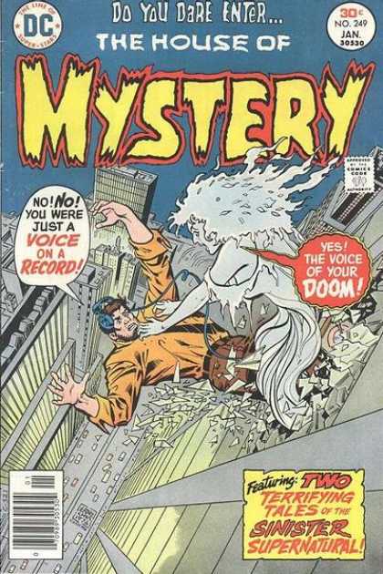 House of Mystery 249 - Voice - Record - Doom - Ghost - Headphones - Ernie Chan