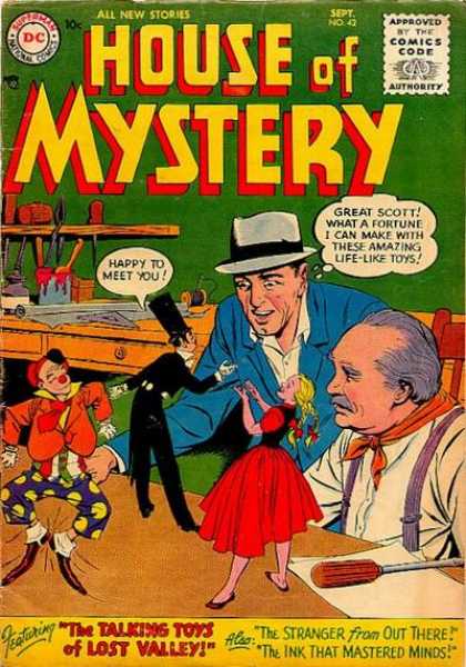 House of Mystery 42 - Toys - Mystery - Amazing - Stranger - Ink