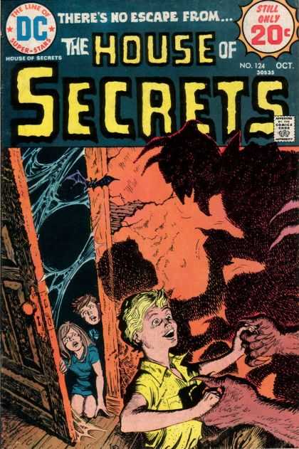 House of Secrets 124 - Bat - Dc - 20 Cents - October - Devil Horns