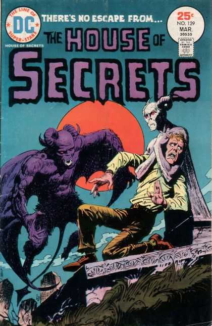 House of Secrets 129 - Moon - No Escape - Monster - Super Stars - Death - Luis Dominguez