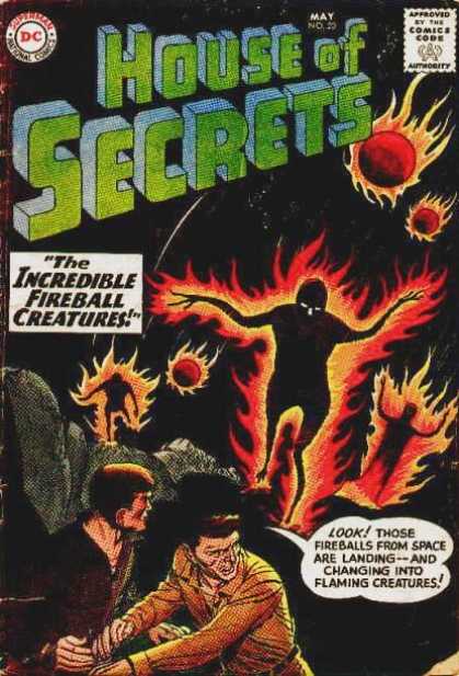 House of Secrets 20 - Fireball Creatures - Flames - Fire Vs Flesh - Space - Monsters