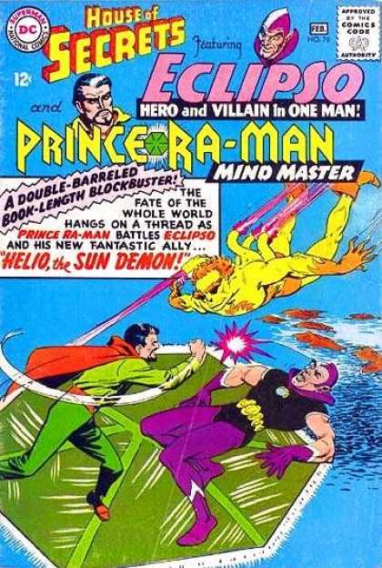 House of Secrets 76 - Mind Monster - Helio The Sun Demon - Eclipso - Yellow Monster - Ocean