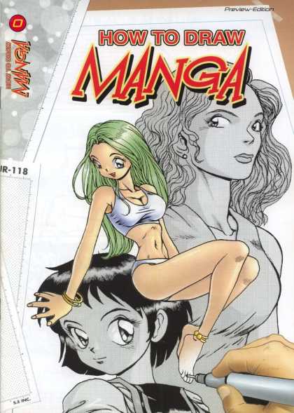 How to Draw Manga 2 - Preview Edition - Pen - Green Hair - 118 - Sharp Eyes
