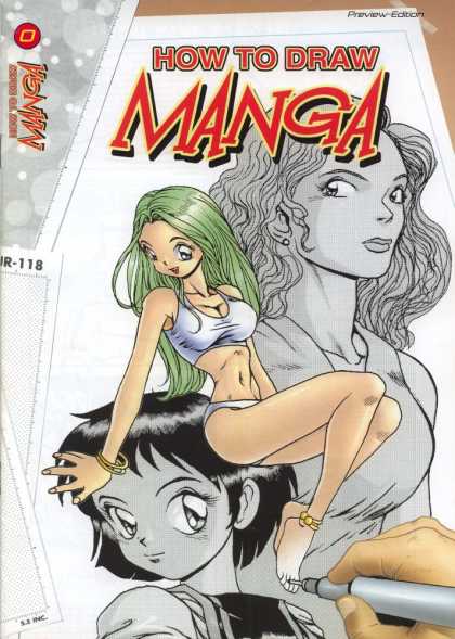 How to Draw Manga 2 - Preview Edition - Pen - Green Hair - 118 - Sharp Eyes
