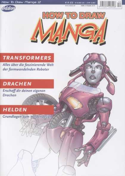 How to Draw Manga 7 - Trensformers - Drachen - Helden - Eidalon - Wheel