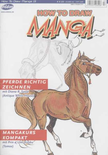 How to Draw Manga 8 - Manga - Mangakurs Kompakt - Pferde Richtig Zeichnen - Learn To Draw Manga - Manga Drawing