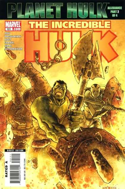 Hulk (2000) 101 - Chains - Warhammer - Orange - Steel - War - Jose Ladronn