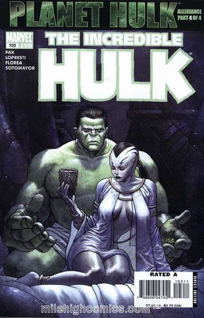 Hulk (2000) 103 - Planet Hulk - Alien Woman In The Fron - Sotomayor - Alleginace Part 4 Of 4 - Lopresti - Jose Ladronn
