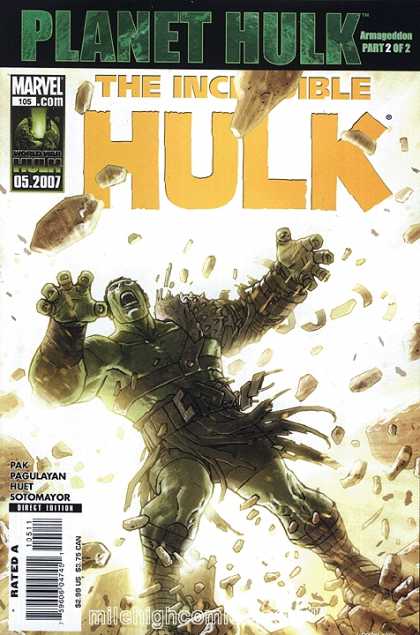 Hulk (2000) 105 - Planet - Armageddon - The Incredible - Pak - Marvel - Jose Ladronn