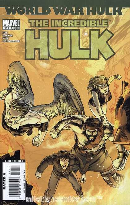 Hulk (2000) 111 - World War Hulk - The Green Men - Green Powerful Menthe - Earth Saver - Hulk In Danger - Dave McCaig