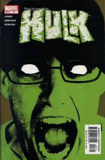 Hulk (2000) 47 - Green - Eyes - Eyeglass - Shout - Mouth