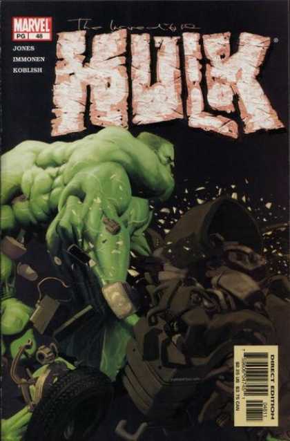 Hulk (2000) 48 - Green - Giant - Rocks - Jones - Immonen