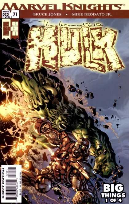 Hulk (2000) 71 - Big Things - Rocks - Mountain - Hulk - Marvil - Deodato Fiho