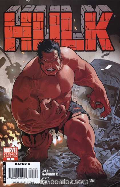 Hulk (2008): Variants 2 - Marvel Variant Edition - Rated A - Loeb - Mcguinness - Vines