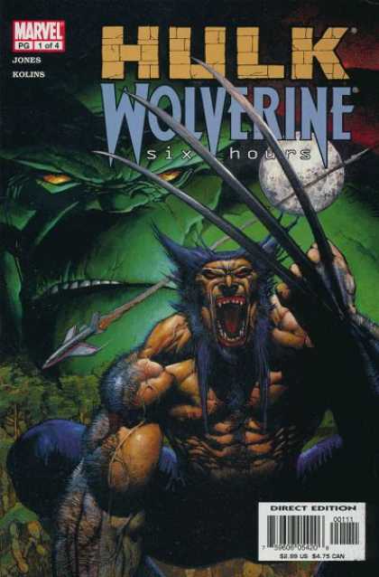 Hulk and Wolverine: Six Hours 1 - Jones - Kolins - Spear - Moon - Green Monster