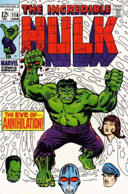 Hulk 116 - Snow - Marvel - Eve Of Annihilation - Soldier - Large Head