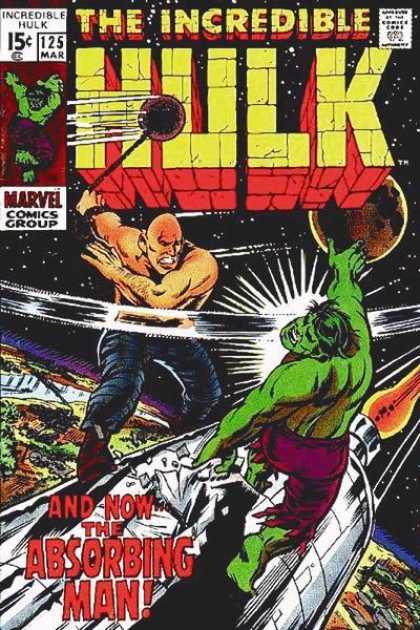 Hulk 125 - Rocket - Fight - Absorbing Man - Punch - Mace