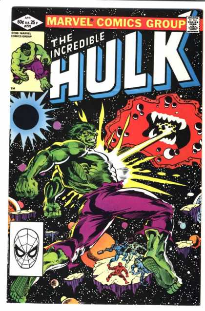 Hulk 270 - Marvel - Bruce Banner - Space - Superhero - Action