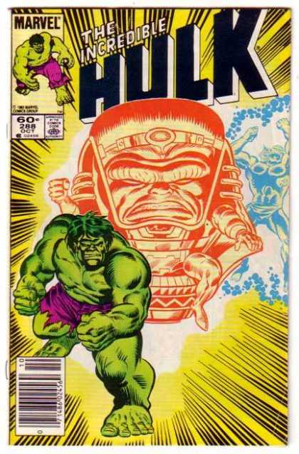 Hulk 288 - Hulk - Orange Mask - Purple Pants - Blue Mist - Green Hair - Joe Sinnott