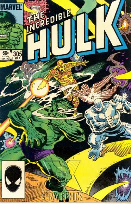 Hulk 305 - Human Torch - Xemnu - Xray Comics - Meteors - Marvel - Mike Mignola