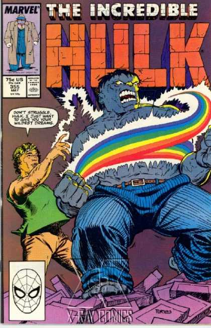 Hulk 355 - Rainbow - Marvel - The Incredible - X-ray Comics - Man - Jeff Purves