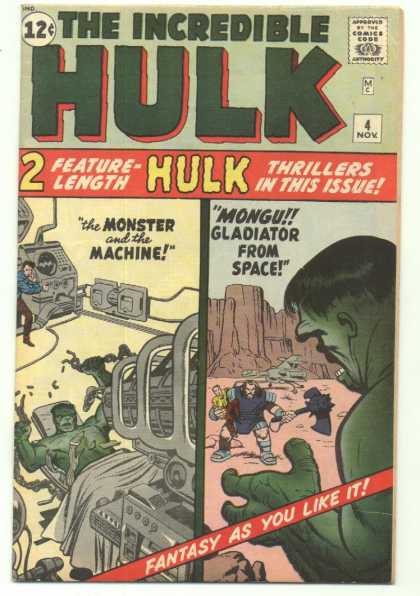 Hulk 4 - Mongu - Machine - Lab - Mesa - Axe - Dick Ayers, Ron Garney