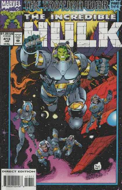 Hulk 413 - Planets - Space - Spacesuit - Spaceship - Troyjan War - Gary Frank