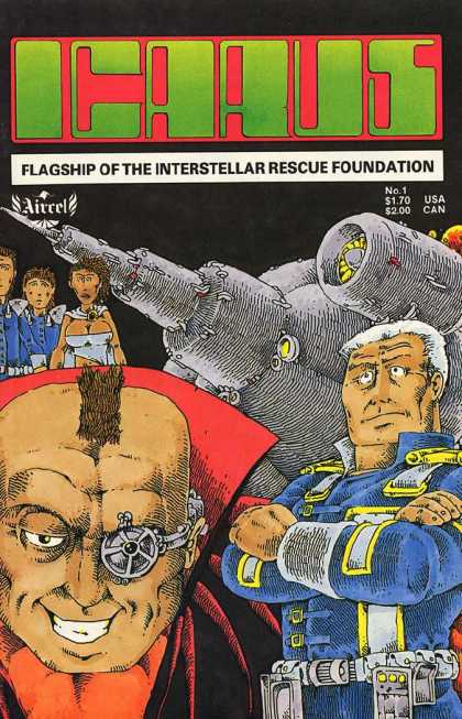 Icarus 1 - Flagship Of The Interstellarrescue Foundation - Airrel - Spaceship - Steel Eye - Gray Hair