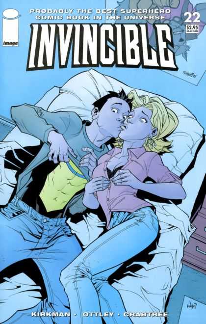 Invincible 22 - Best Superhero Comic Book - Bed - Man - Woman - Revealing Secret Costume