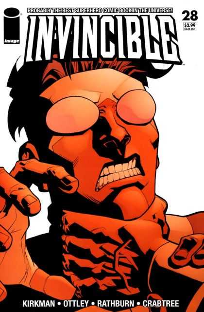 Invincible 28 - Glasses - Teeth - Strangling - Hand - Scar On Hand