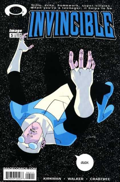 Invincible 5 - Space - Ouch - Stars - Kirkman - Walker