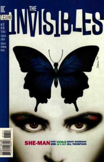 Invisibles 13 - Vertigo - Dc - Butterfly - Eyes - She-man - Brian Bolland
