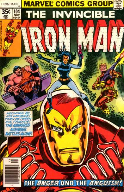 Iron Man 104 - The Armored Avenger - Throne - Man - Gun - Anger