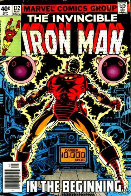 Iron Man 122 - Iron Man - Fire - Ball - Machine - Blue - Dave Cockrum