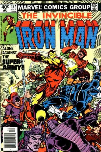 Iron Man 127 - Iron Man Saves The Day - Iron Man Fights The Army - Tony Hawk At It Again - Bodies Upon Bodies - Is This The End - Bob Layton
