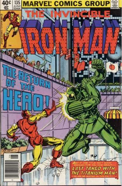 Iron Man 135 - Iron Man - Bridge - Viewers - Flash - Flags - Bob Layton