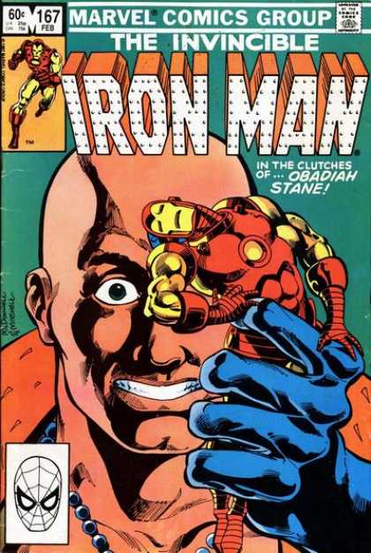 Iron Man 167 - Marvel - Obadiah Stane - Comics Code - Face - Superhero