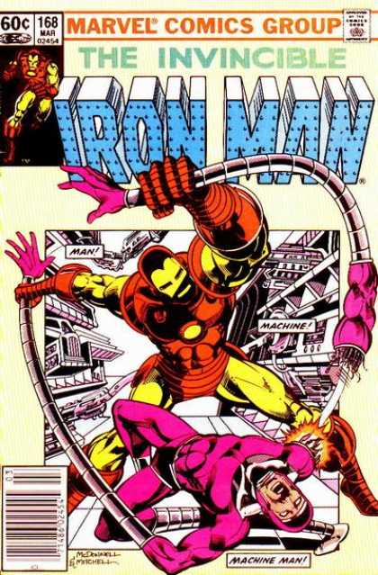 Iron Man 168 - Diamond - Superman - Goldwatch - Kurl Busiek - Computer Man