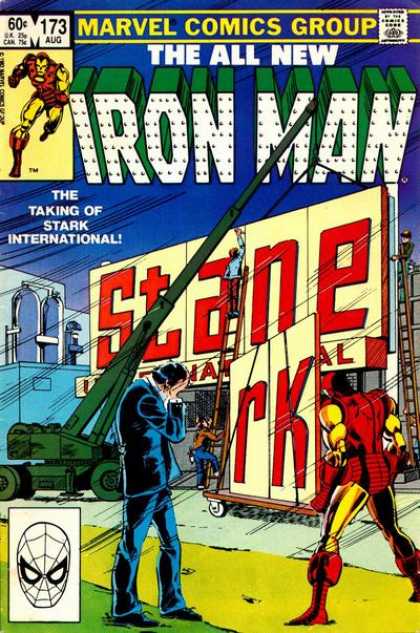 Iron Man 173 - All New - 173 Aug - Stark International - Spiderman - Sign