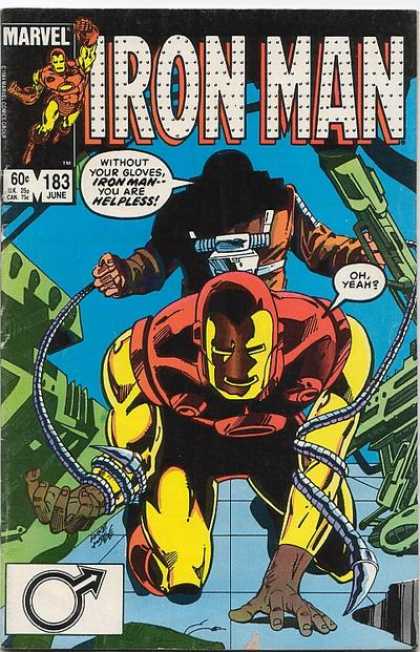 Iron Man 183 - Metal Arms - Gun - Tank - Captured - Mask