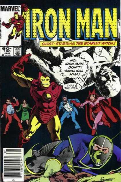 Iron Man 190 - Scarlet Witch - No 190 - Marvel Comics - Smashing Statue - Superheroes