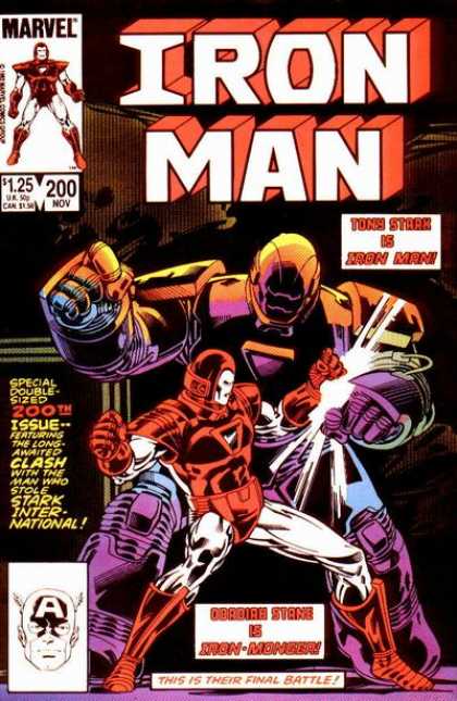 Iron Man 200 - 200th Issue - Iron Moneer - Tony Stark - Final Battle - Double Sized