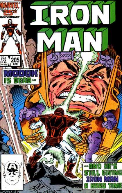 Iron Man 205 - Headband - Modok Is Dead - Blast - Armor - Grimace