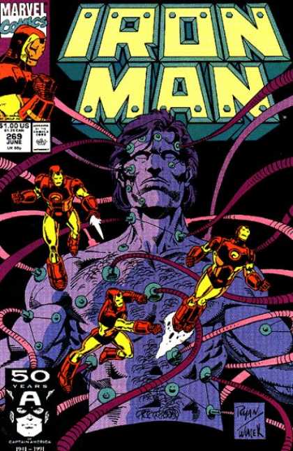 Iron Man 269 - Flight - Armor - Captain America - Marvel Comics - Superhero - Bob Wiacek, Paul Ryan