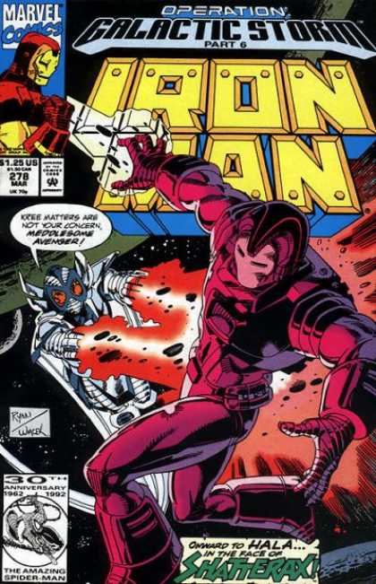 Iron Man 278 - Shatterax - Operation Galactic Storm - Part 6 - Space - Avenger - Bob Wiacek, Paul Ryan