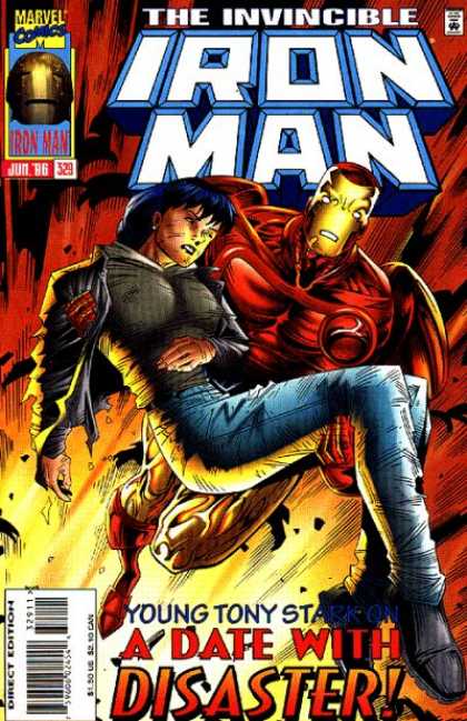 Iron Man 329 - The Invincible - Fire - Girl - Tony Strak - Date - Jim Cheung