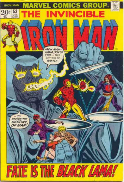 Iron Man 53 - Fate Is The Black Lama - Son Of Fire - Balance - Destiny Of Man - Palm Of Hand